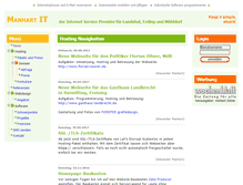 Tablet Screenshot of manhart.it